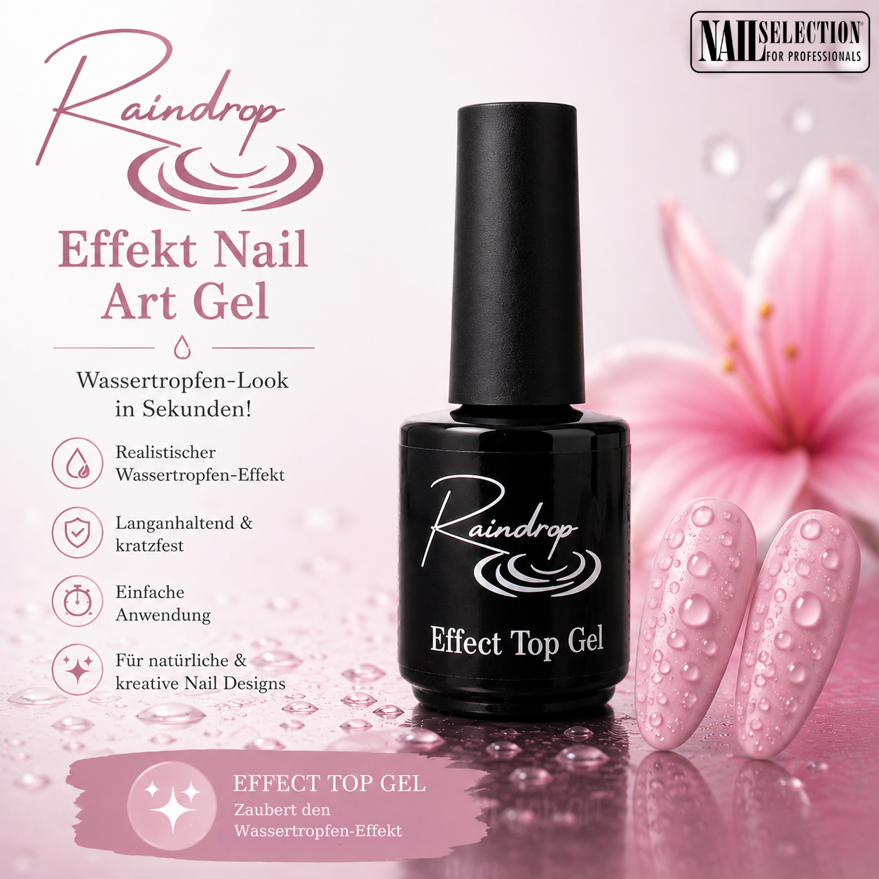 Raindrop Effekt Top Gel