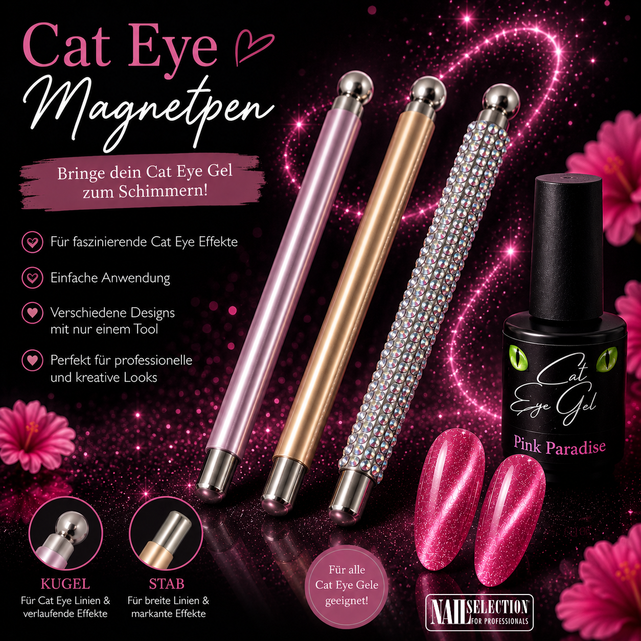CAT Eye Double Magnet Pen