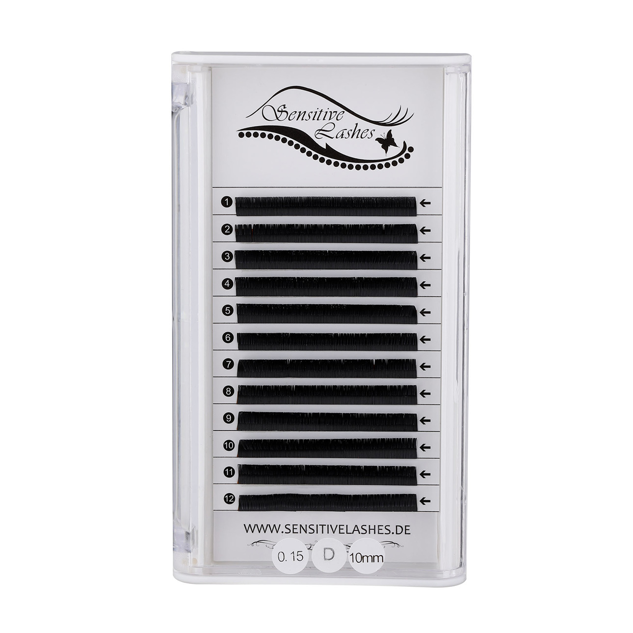 Flat Lashes D-Curl 0,20(Einzellängen)