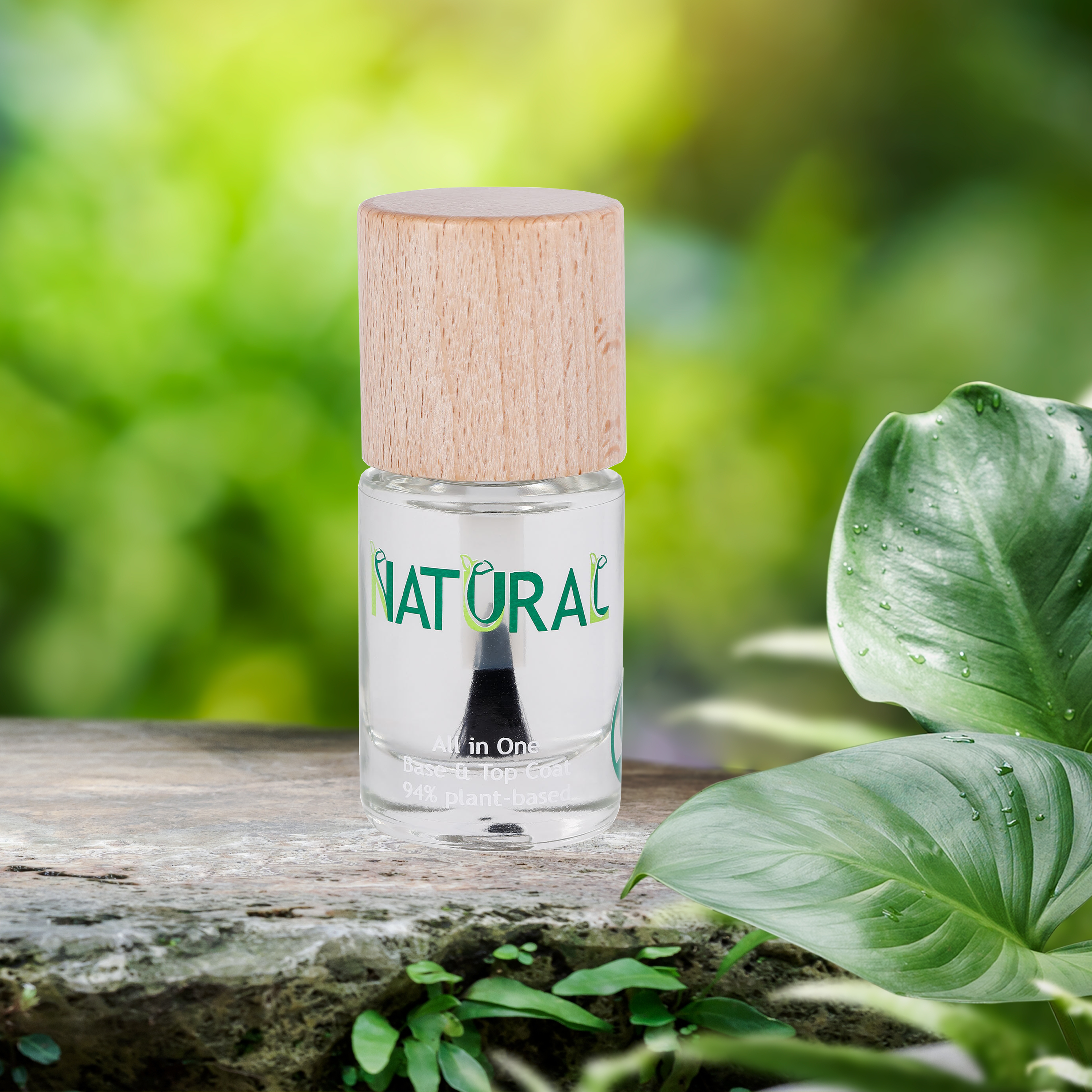 Natural All-in-One Care Polish plant-based