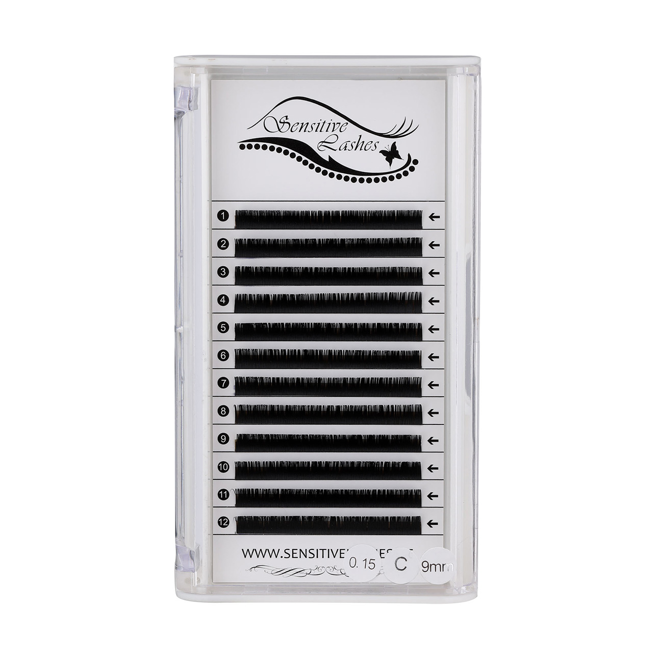 Flat Lashes C-Curl 0,15 (Einzellängen)