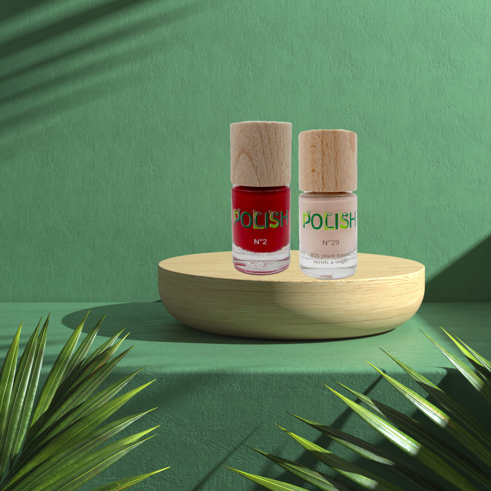 Green (plant-based) Nail Polish