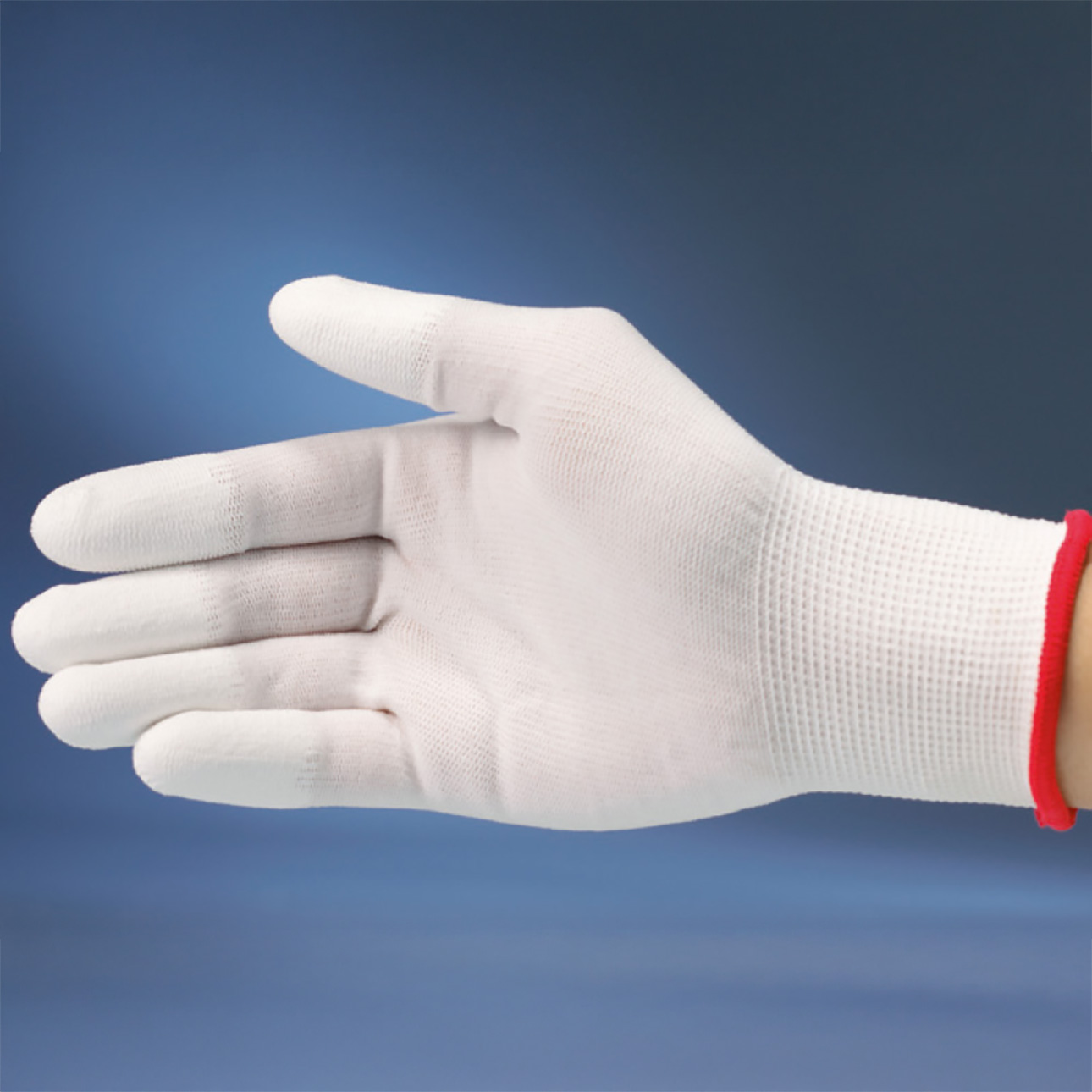 Baumwollhandschuhe mit Silikonfingerspitzen