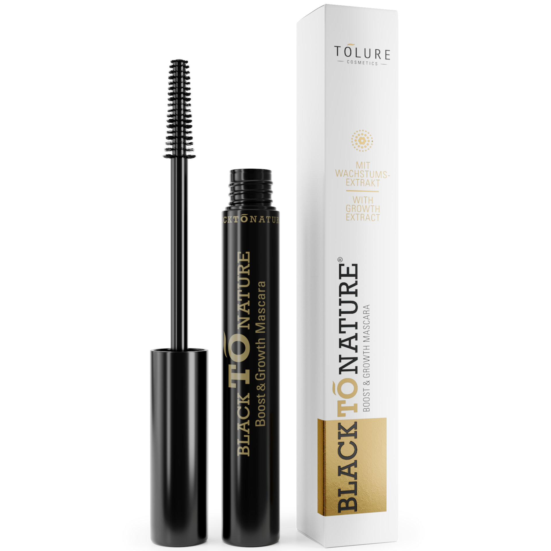 Tolure BOOST & GROWTH MASCARA mit Wachstumsextrakt
