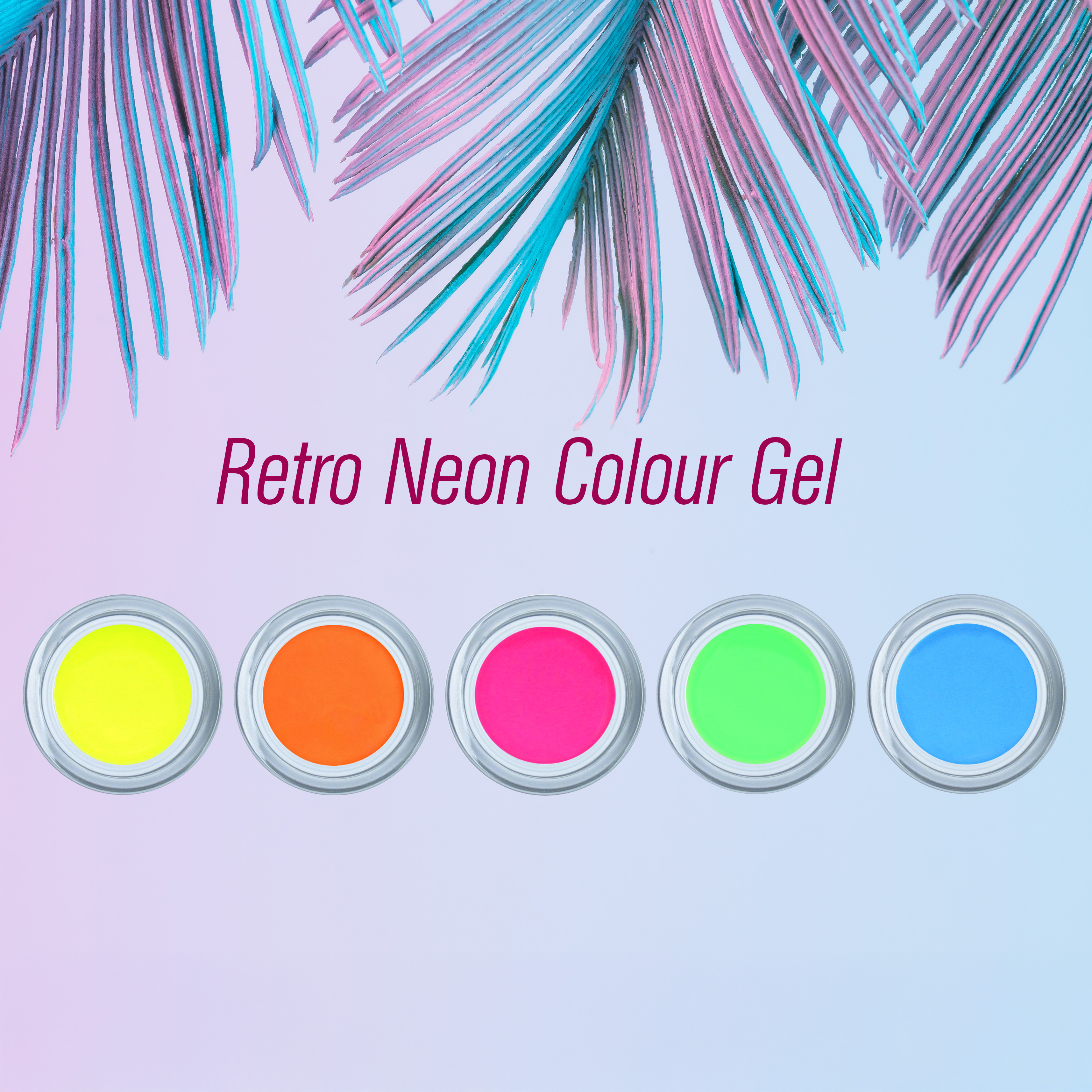 Retro Neon Colour Gel
