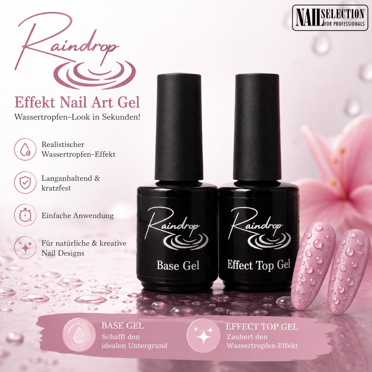 Raindrop Effekt Top Gel
